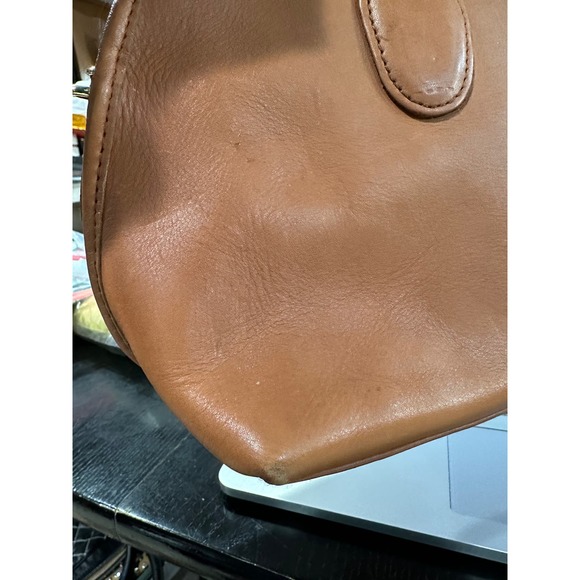 Vintage Wilsons Golden Brown Leather  Bag - Picture 9 of 11